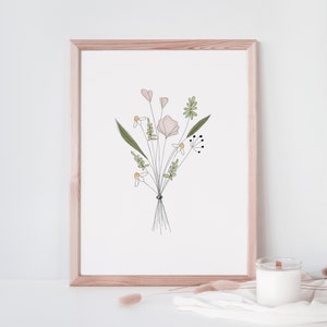 BOUQUET / BOUQUET / Birthday, Thank You, For You / Poster, Postcard / Digital Download