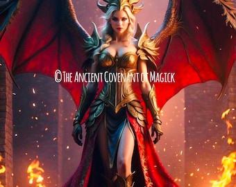 Infernal Fire Draconian Demon Queen