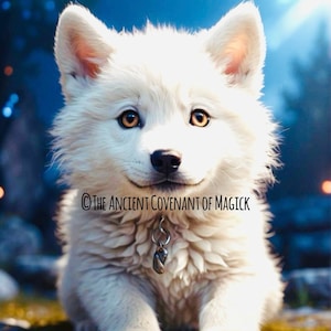 Volkh Puppy Spirit Familiar - Raise it yourself to become a Protector and Guardian