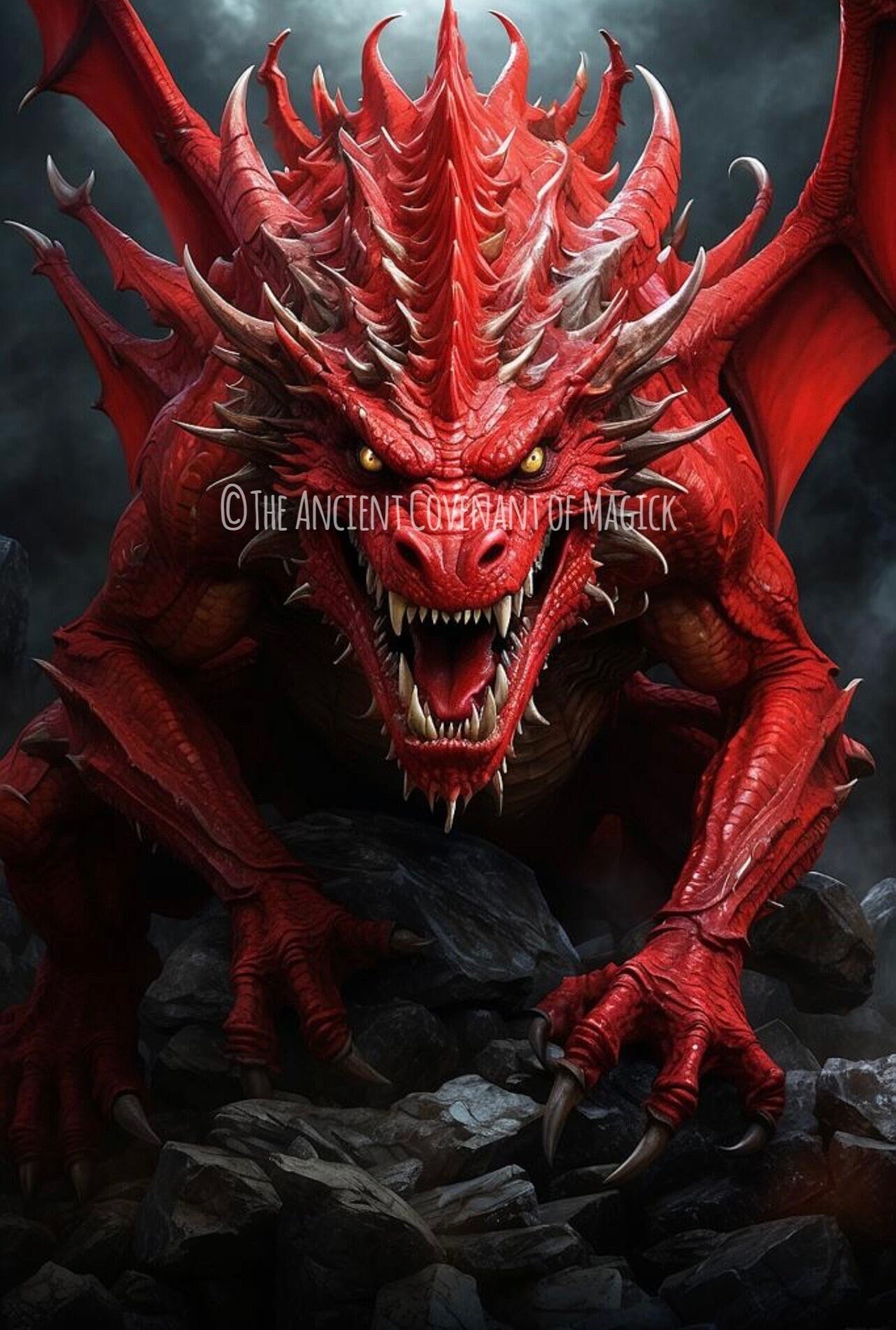 Red Dragon Companion - Fire Elemental - Attract Wealth