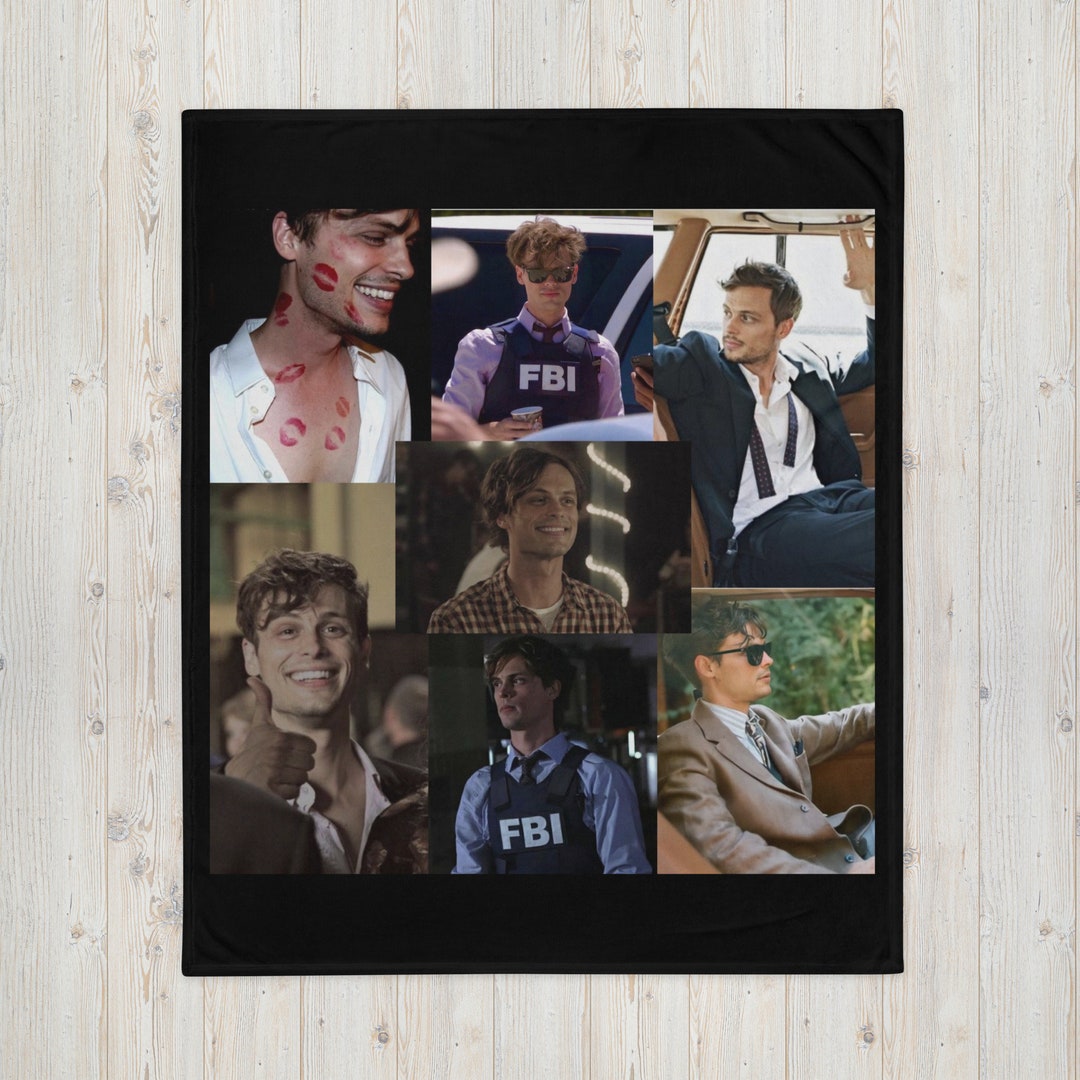 Spencer Reid matthew Gray Gubler Throw Blanket Etsy