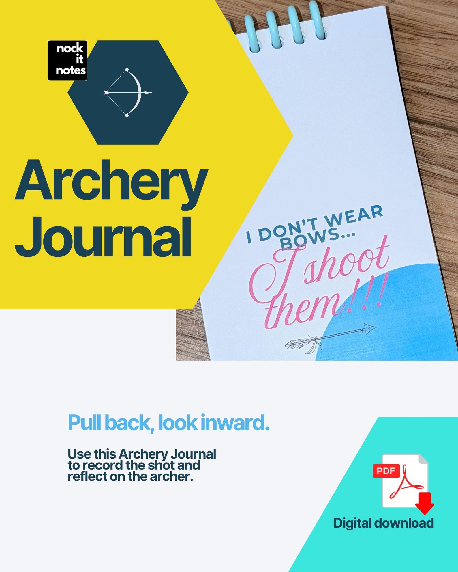 Journal Shots Inhs Archery Shot Journal – Printable Digital Download | Training, Tuning ...