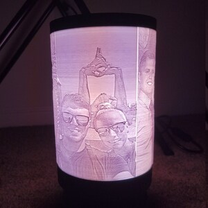 Custom Lithophane Photo Lamp