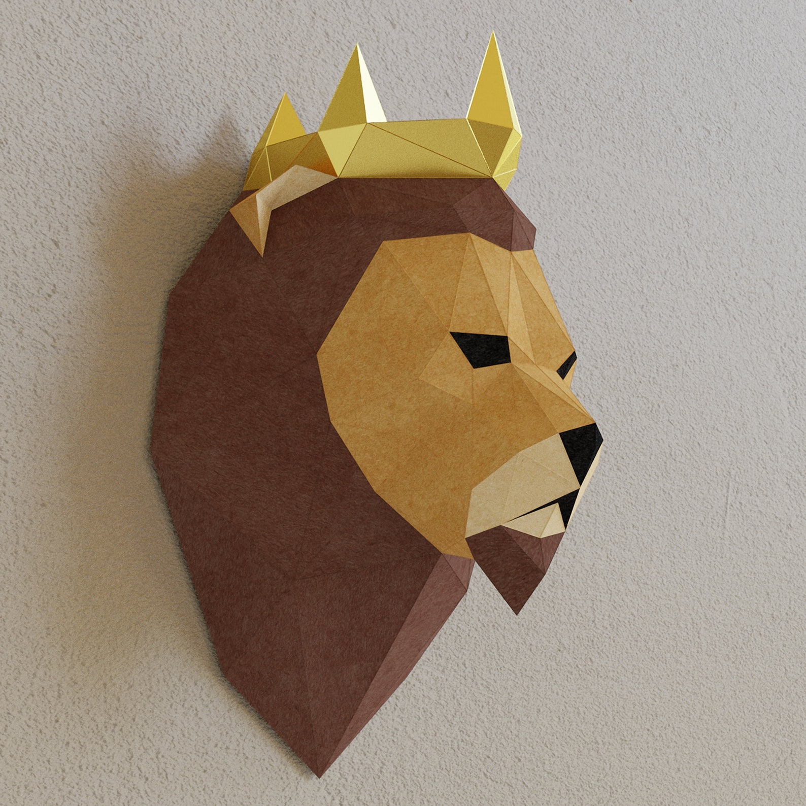 gabarits-de-papercraft-roi-lion-roi-lion-assembler-sculpture-3d