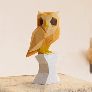 Chouette Modèles de chouette, Papercrafts de chouette, Modèles 3D de Chouette