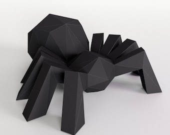 Paper Tarantula Templates (Papercraft) in PDF and DXF - Create your own Arachnophobia!