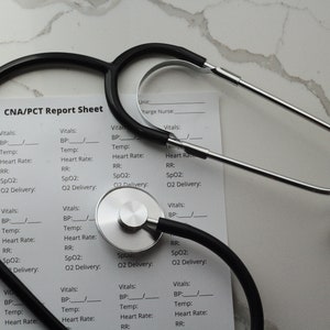 CNA/PCT Report Sheet Downloadable PDF File