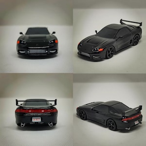3D modeled and printed cars