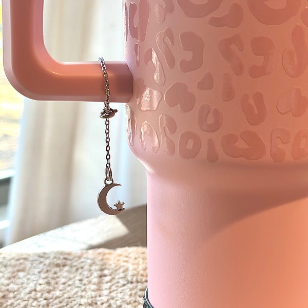 Moon/Star Charm — Simple Modern Charm— Stanley Cup Handle Charm—Tumbler Handle Charm