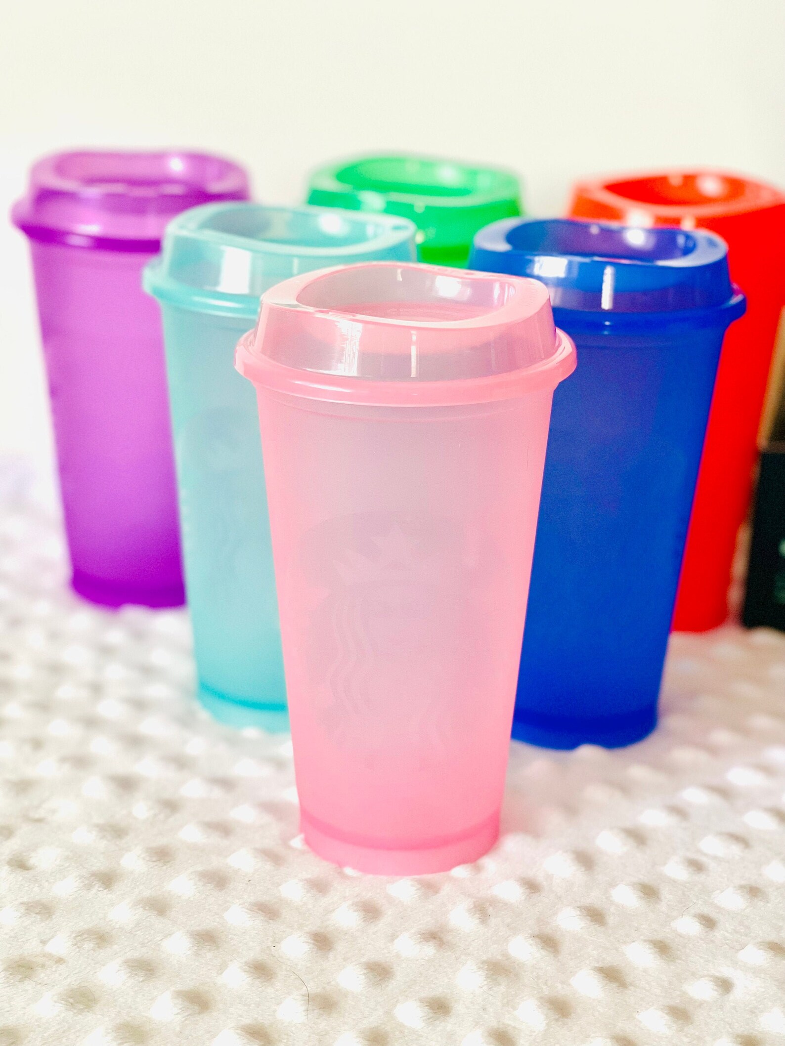 Starbucks Sip Lids Reusable Hot Cups 16 Oz. Cold With Lid Etsy