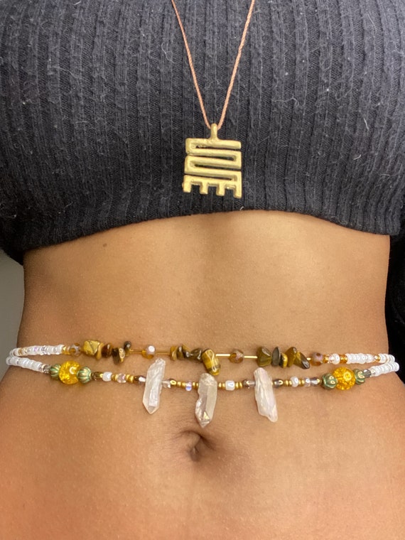 Crystal Waist Beads sol Waist Beads Set Etsy