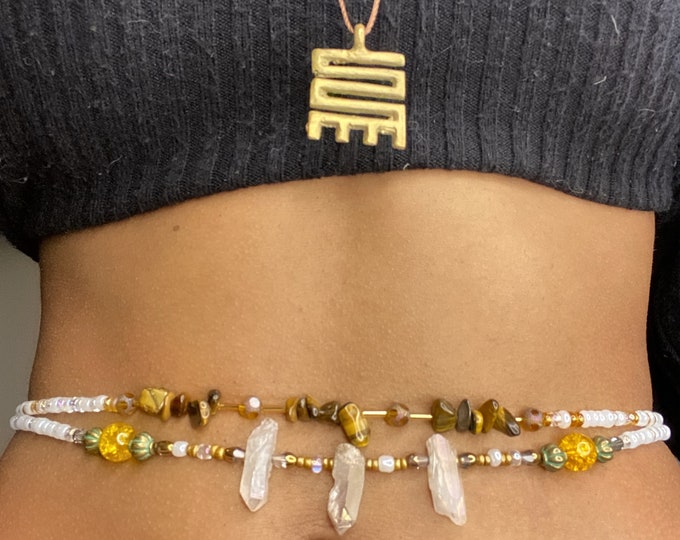 Crystal Waist Beads sol Waist Beads Set Etsy