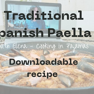 Oryginalne przepisy kuchni hiszpańskiej: Paella z owocami morza. Paella do pobrania i wydrukowania. Łatwe do wykonania kroki specjalnego menu na specjalną noc