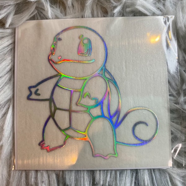 Squirtle Sticker | Pokemon Vinyl Sticker  | Video Game Sticker | Laptop Sticker |  Aesthetic Sticker | Phone Sticker |  Game Console Decal