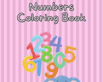 123 Abc Coloring - Etsy