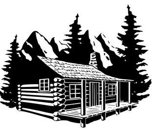Free Free 113 Mountain Cabin Svg SVG PNG EPS DXF File