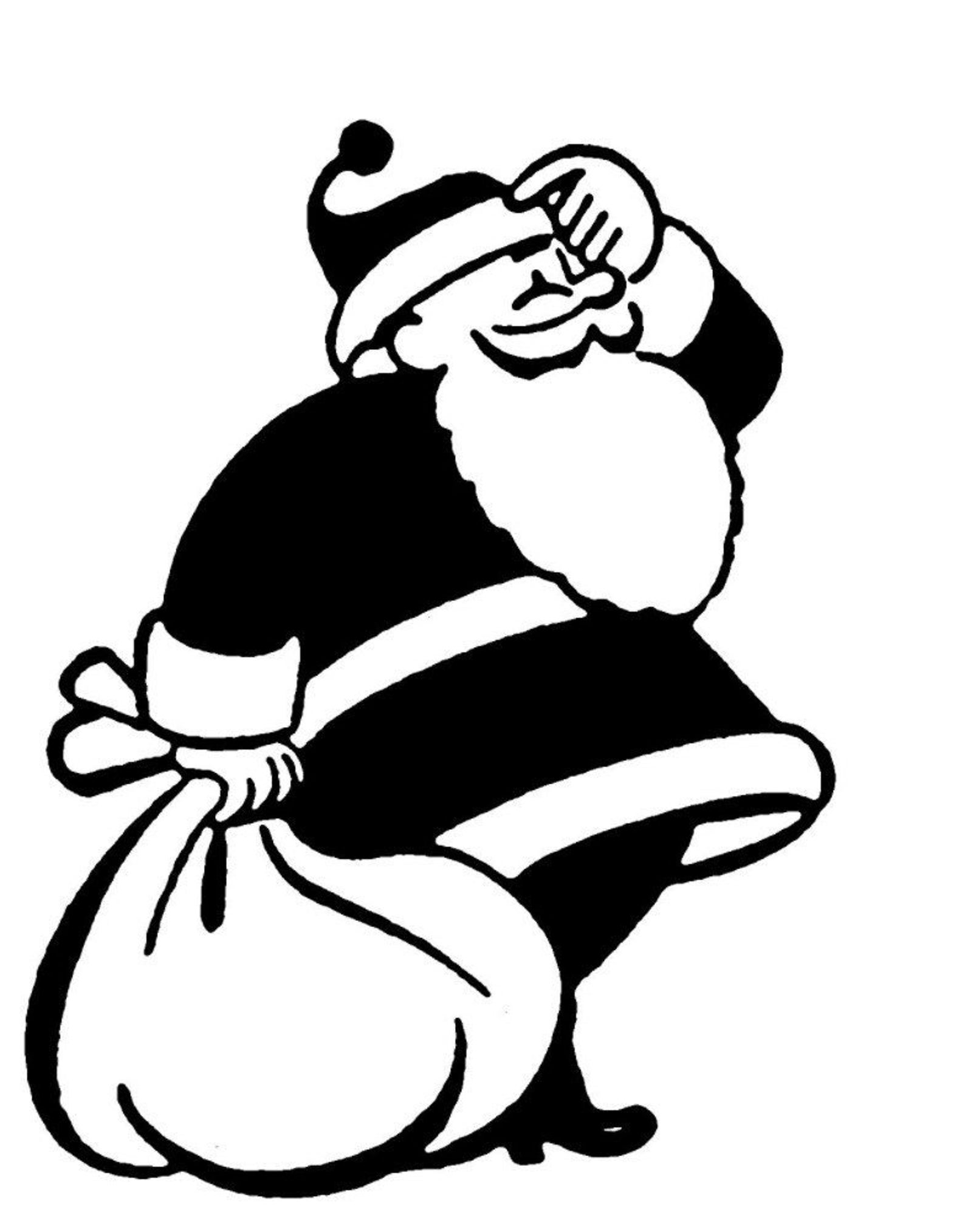 Father Christmas Santa SVG File Digital Download Instant | Etsy