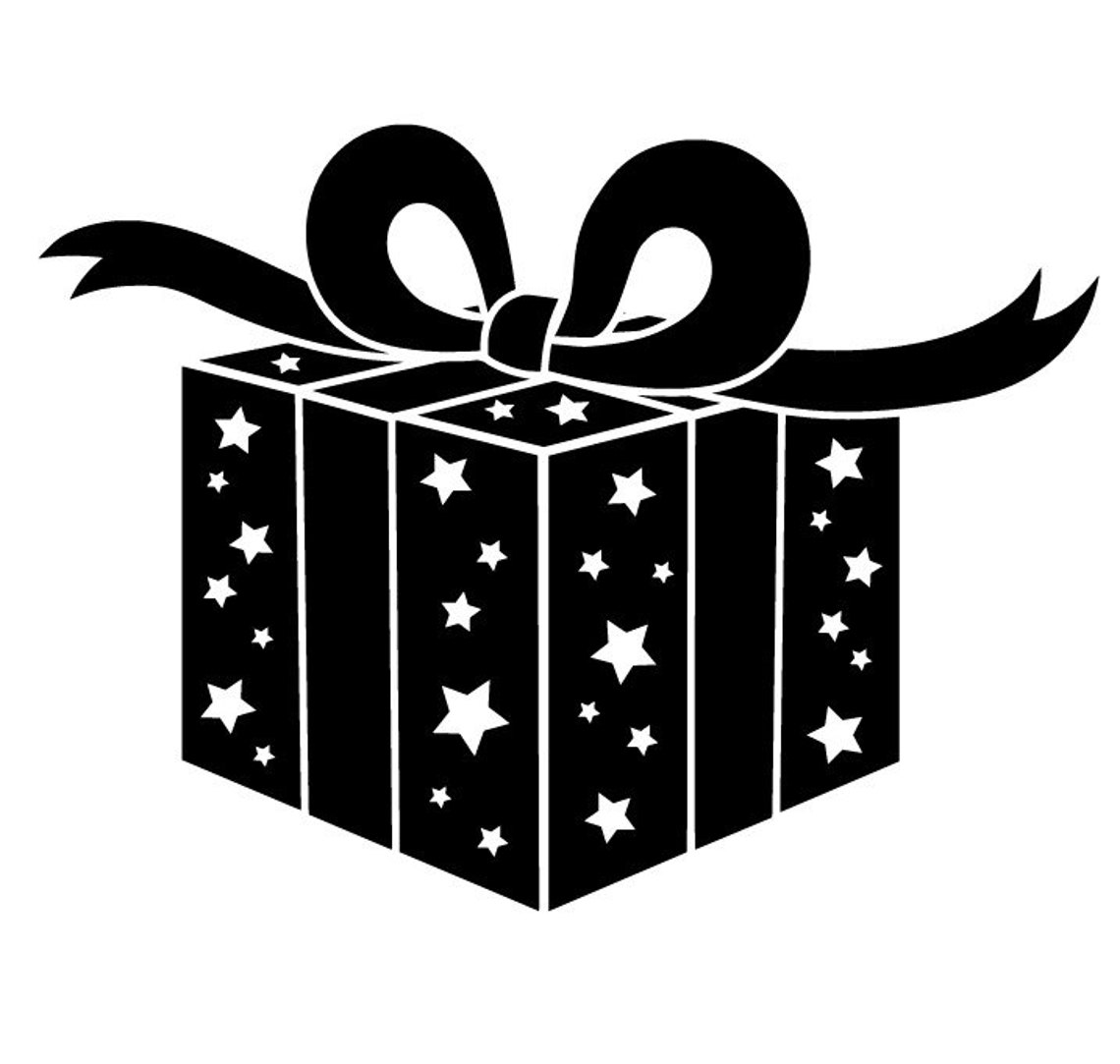 Present Gift Christmas Birthday SVG File Instant | Etsy