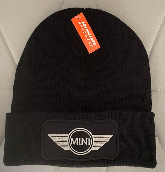 Embroidered Mini Cooper Beanie Hat 
