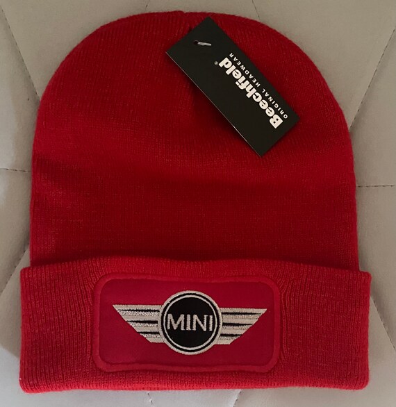 Embroidered Mini Cooper Beanie Hat 