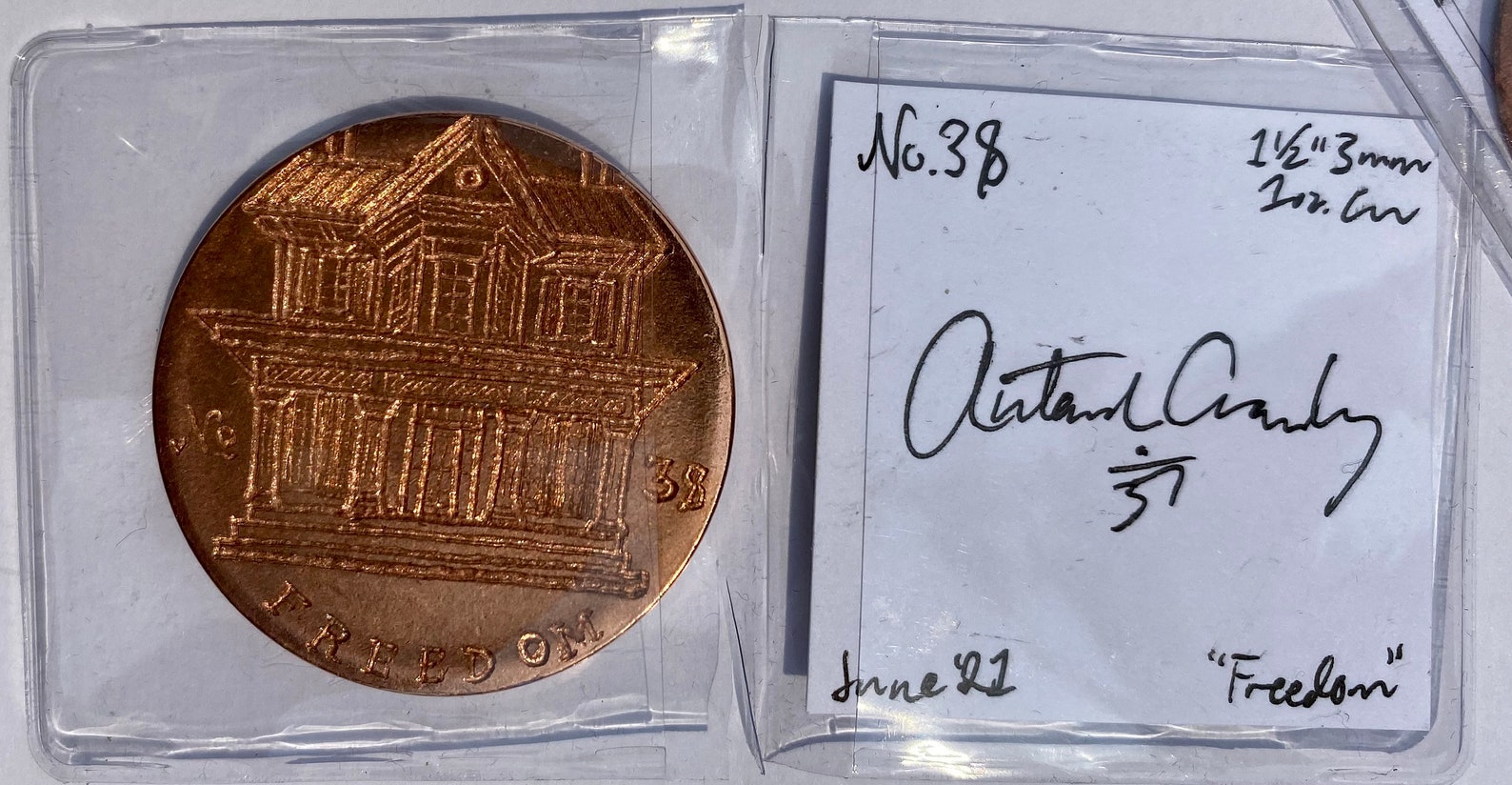 Frederick Douglass FREEDOM Copper Art Coin NFT Etsy