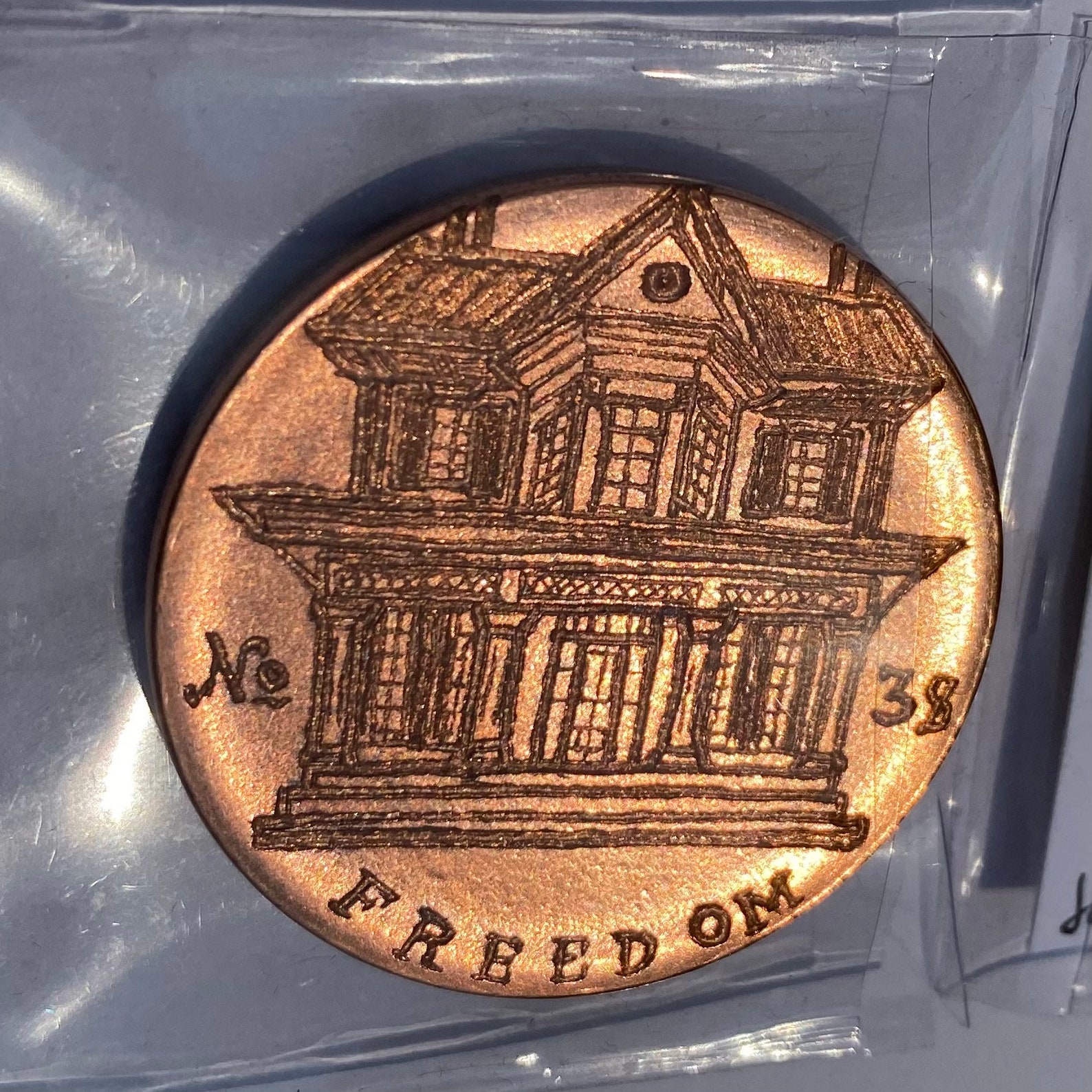 Frederick Douglass FREEDOM Copper Art Coin NFT Etsy