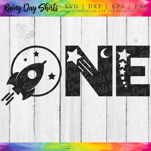 Space One SVG, One Space Birthday Svg, First Birthday Svg Boy, DIGITAL DOWNLOAD, 1st Birthday Svg, One Year Old Svg, One Svg, Cut File