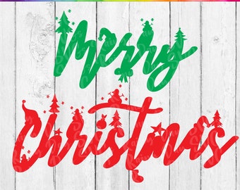 Merry Christmas SVG, Christmas Svg, DIGITAL DOWNLOAD, Christmas Shirt Svg, Christmas Sign Svg, Christmas Cut File, Svg Files For Cricut