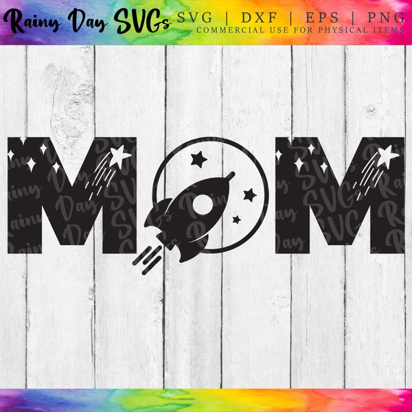 Space Mom SVG, Mom Space Birthday Svg, First Birthday Svg Boy, DIGITAL DOWNLOAD, 1st Birthday Svg, One Year Old Svg, Mom Svg, Cut File