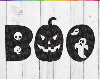 Boo SVG, Halloween Svg, DIGITAL DOWNLOAD, Halloween Shirt Svg Files For Cricut, Kids Halloween Svg, Halloween Cut Files, Kids Halloween Png