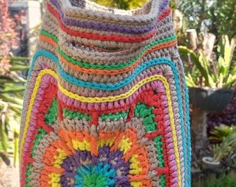 Unique Crochet Bag Pattern, Step-by-Step instructions including lining (PDF Pattern Tutorial)