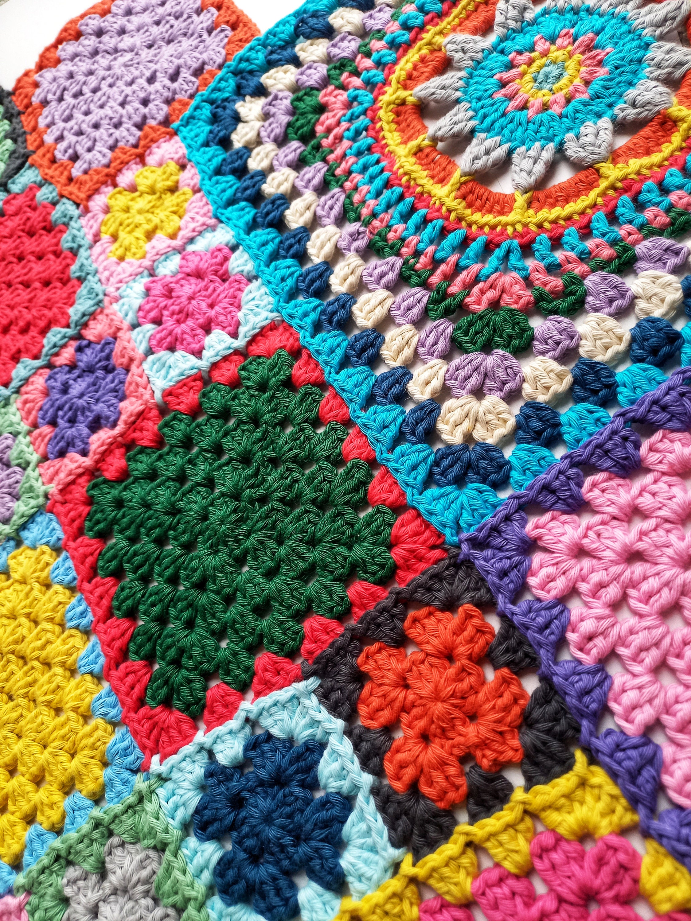 Modern Crochet Granny Square Pattern Crochet Granny Square Etsy UK
