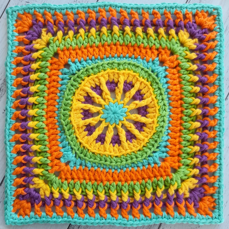 Granny Square Patterns 7 Granny Squares Granny Square Etsy