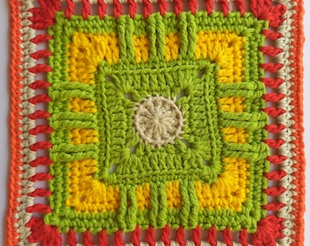 Granny Square Crochet Pattern for blankets (PDF Pattern)