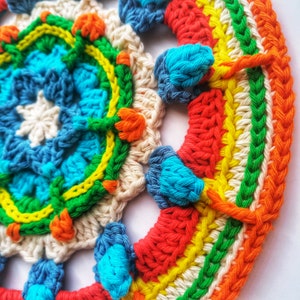 Crochet Mandala Pattern, Crochet Doily Pattern, Round Crochet Pattern, Crochet Circle Pattern, Crochet Motif Pattern, Crochet PDF Pattern