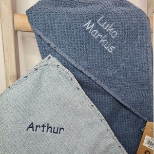 Baby hooded bath towel with name | pink | blue | 80*80 | 100*100 | organic cotton | personalized | baby | bath towel | baby towel | birth gift