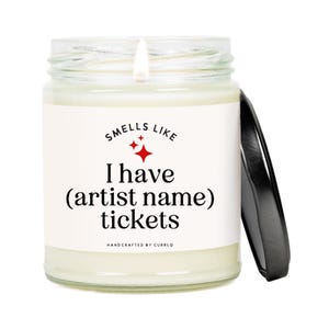 Smells Like Madonna - Madonna Tickets - Madonna Concert - Madonna Merch - Candles - Madonna Celebration Tour - Concerts - Madonna Fan Gift