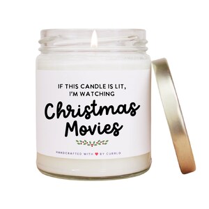 Christmas Movies - Christmas Candle - Hallmark Channel - Christmas Decor - Friend Gifts - Stocking Stuffer - Lifetime Movies - Holiday Movie
