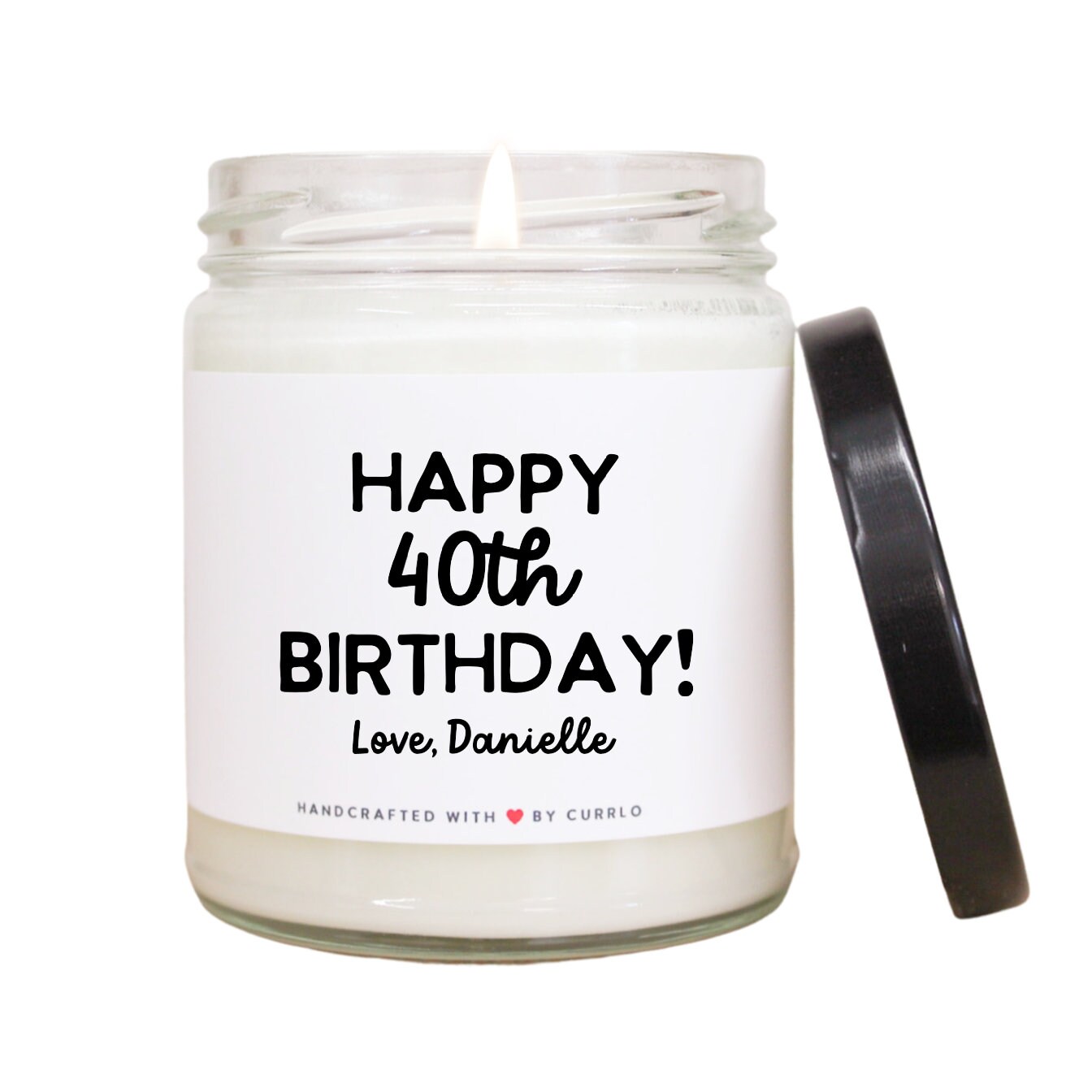 Discover Happy 40th Birthday Gift - 1983 Birthday - Customize Gift for Birthday - Personalized Candle - Unique Personalized Birthday Gifts - Candles