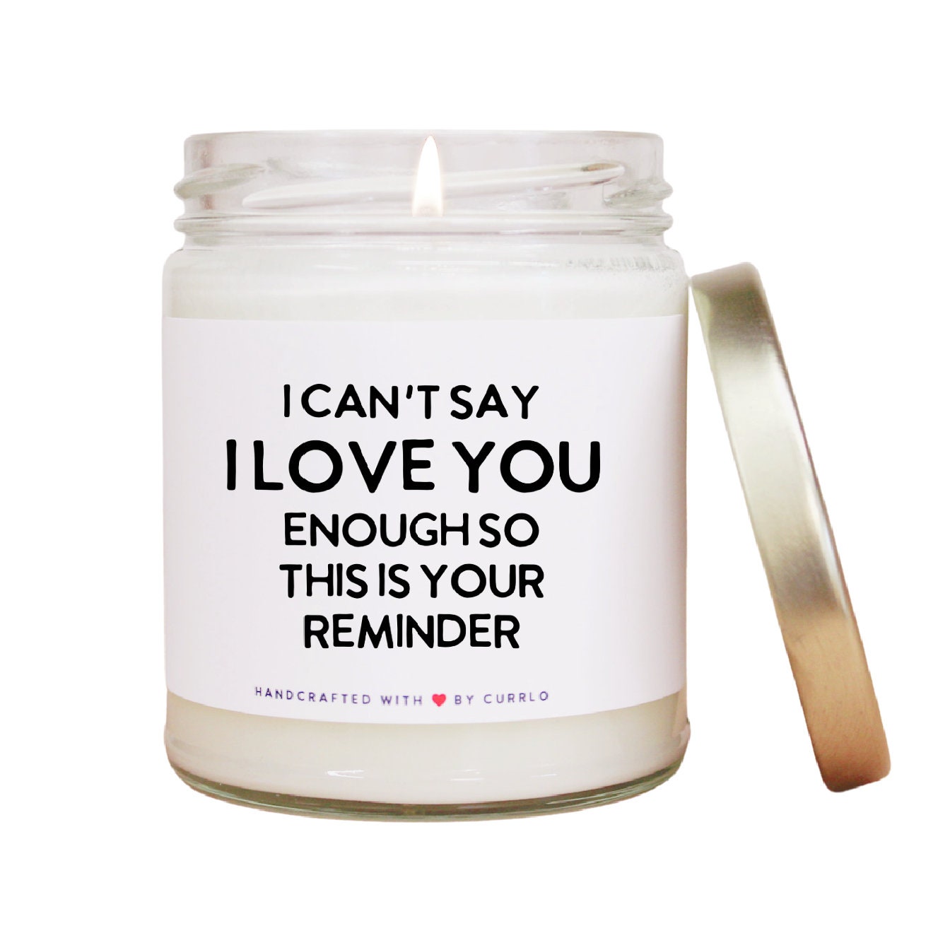 Discover I Love You Gift - I Love You Candle - Gifts for Lover - Boyfriend Gifts - Girlfriend Gifts - Just Because Gift - Anniversary Gift - Candles