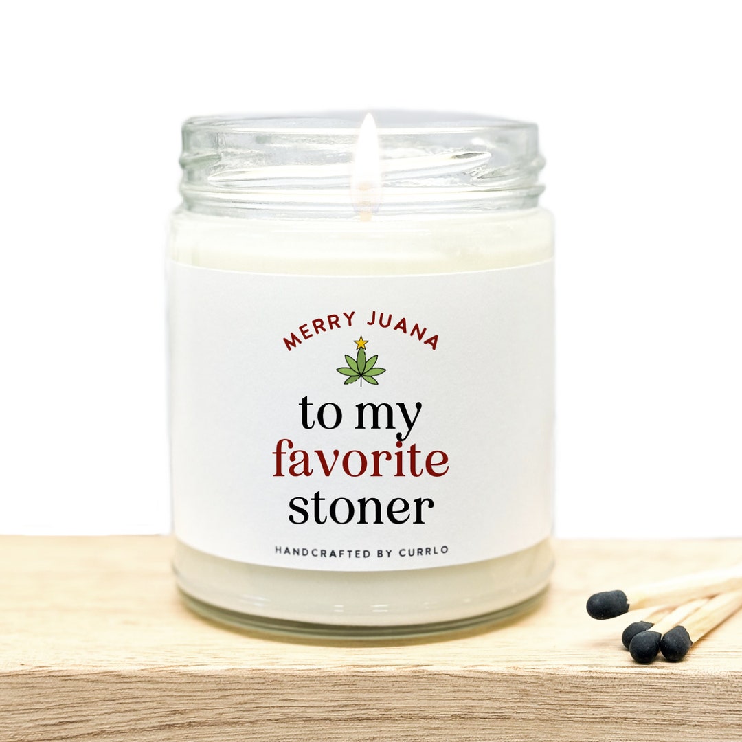 Stoner Christmas Gifts Weed Christmas Gift Stoner Christmas Candle 420