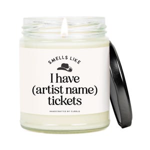Smells Like Tim McGraw - Tim McGraw Tickets - Tim McGraw Fans - Tim McGraw Merch - Funny Candles - Standing Room Only Tour 2024 - Concert