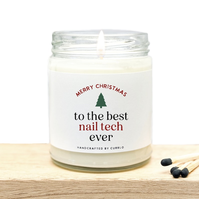 Nail Tech Gift Merry Christmas Nail Tech Small Gifts for Nail Tech Nail