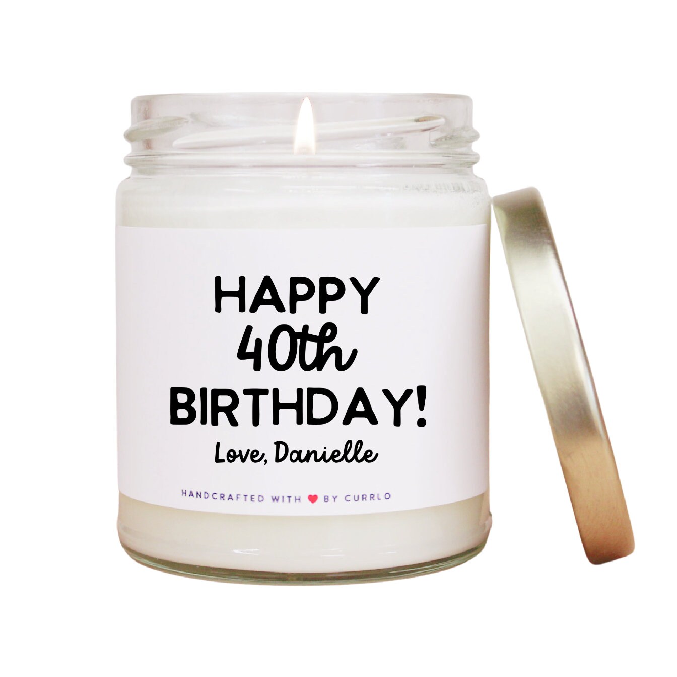 Discover Happy 40th Birthday Gift - 1983 Birthday - Customize Gift for Birthday - Personalized Candle - Unique Personalized Birthday Gifts - Candles