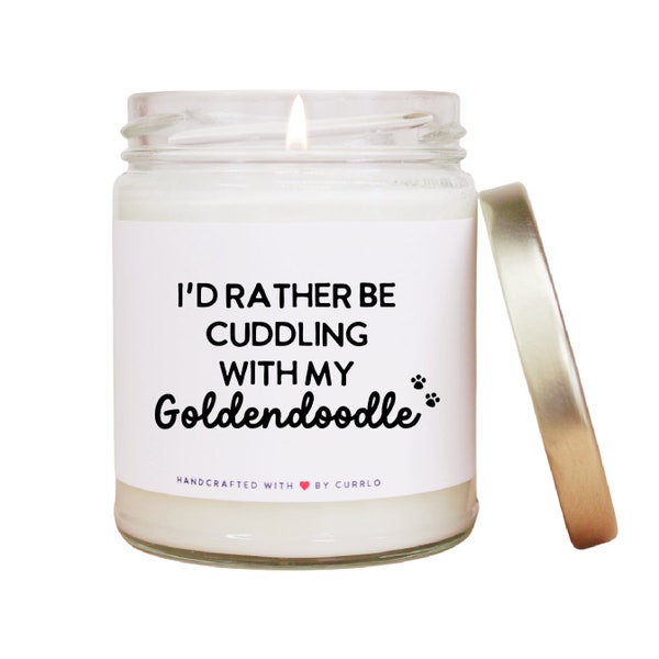 Goldendoodle Gift - Goldendoodle Gifts - Doodle Mom - Doodle Mom Gift - Dog Mom Candle - Goldendoodle Lover - Doodle Lover - Dog Candle
