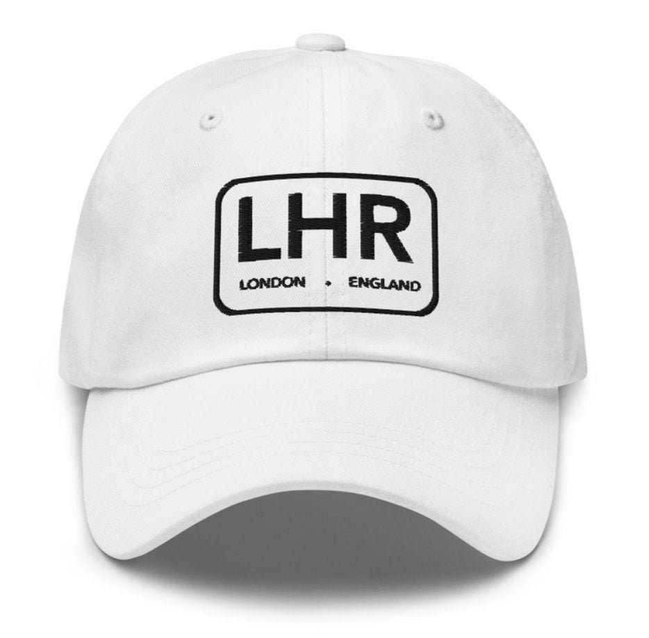 Custom Any Airport Code Baseball Hats Embroidered Etsy UK