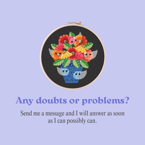 Colorful Floral Cross Stitch Pattern, Rainbow Garden (PDF) image 17