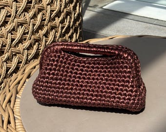 Metallic portemonnee Winona Clutch van Ocavve | Eenvoudig, beginnersvriendelijk gehaakt handtaspatroon pdf + videotutorial