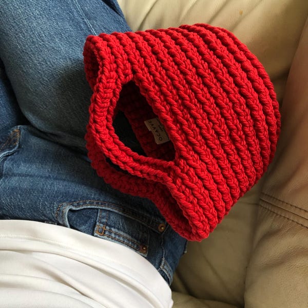 Ouka Handbag by Ocavve | Easy Beginner-Friendly Crochet Bag Pattern PDF + Video Tutorial