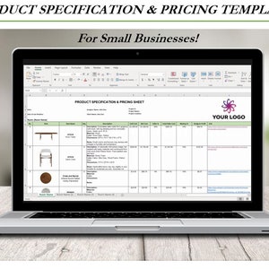 Produktspezifikationen & Preise | Innenarchitektur | Preisrechner | Etsy Preise | Preisarbeitsblatt